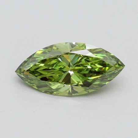 Diament laboratoryjny o barwie fantazyjnej markiza, 1ct, VVS2, Fancy Vivid Green, IGI LG611366583