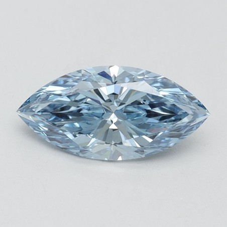 Diament laboratoryjny o barwie fantazyjnej markiza, 1ct, VVS2, Fancy Vivid Blue, IGI LG616425165