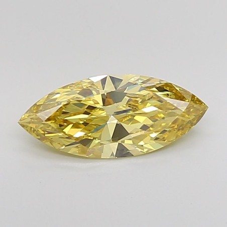Diament laboratoryjny o barwie fantazyjnej markiza, 1.59ct, VVS2, Fancy Intense Yellow, IGI LG720589177