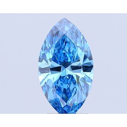 Diament laboratoryjny o barwie fantazyjnej markiza, 2.15ct, VVS2, Fancy Vivid Blue, IGI LG646481545