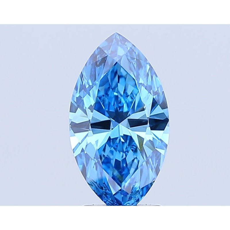 Diament laboratoryjny o barwie fantazyjnej markiza, 2.15ct, VVS2, Fancy Vivid Blue, IGI LG646481545 Diament laboratoryjny o barwie fantazyjnej markiza, 2.15ct, VVS2, Fancy Vivid Blue, IGI LG646481545