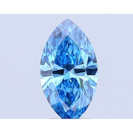 Diament laboratoryjny o barwie fantazyjnej markiza, 2.15ct, VVS2, Fancy Vivid Blue, IGI LG646481545