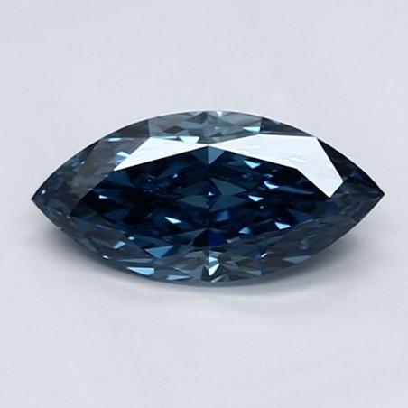 Diament laboratoryjny o barwie fantazyjnej markiza, 0.96ct, VVS2, Fancy Vivid Blue, IGI LG586338925