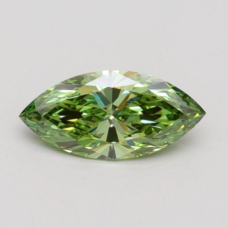 Diament laboratoryjny o barwie fantazyjnej markiza, 1ct, VVS2, Fancy Vivid Green, IGI LG611389032