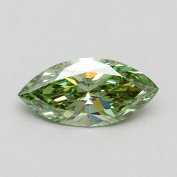 Diament laboratoryjny o barwie fantazyjnej markiza, 1ct, VVS2, Fancy Vivid Green, IGI LG611371269