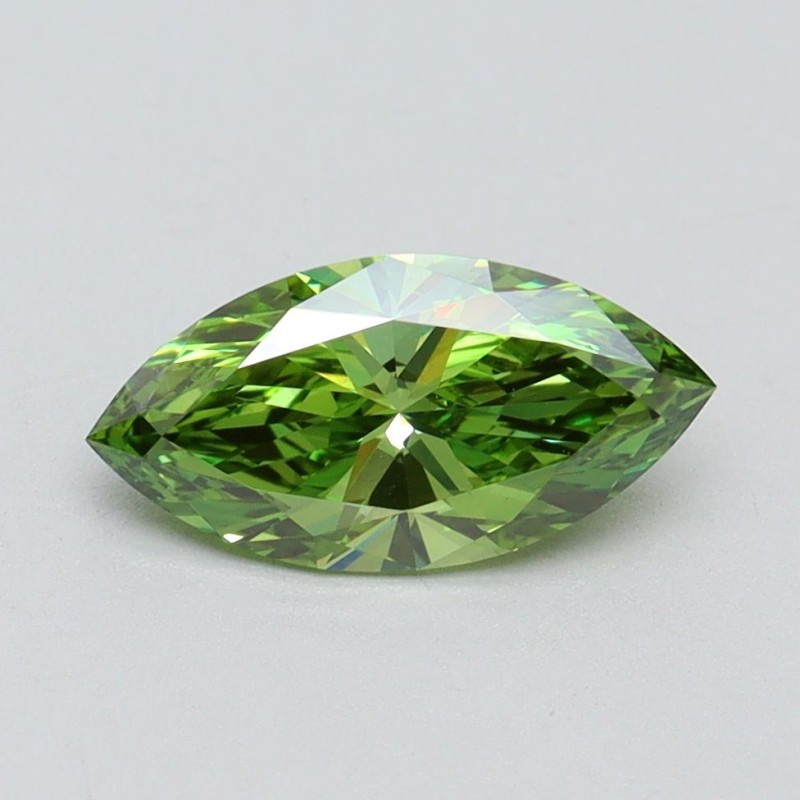 Diament laboratoryjny o barwie fantazyjnej markiza, 1ct, VVS2, Fancy Vivid Green, IGI LG611394665 Diament laboratoryjny o barwie fantazyjnej markiza, 1ct, VVS2, Fancy Vivid Green, IGI LG611394665