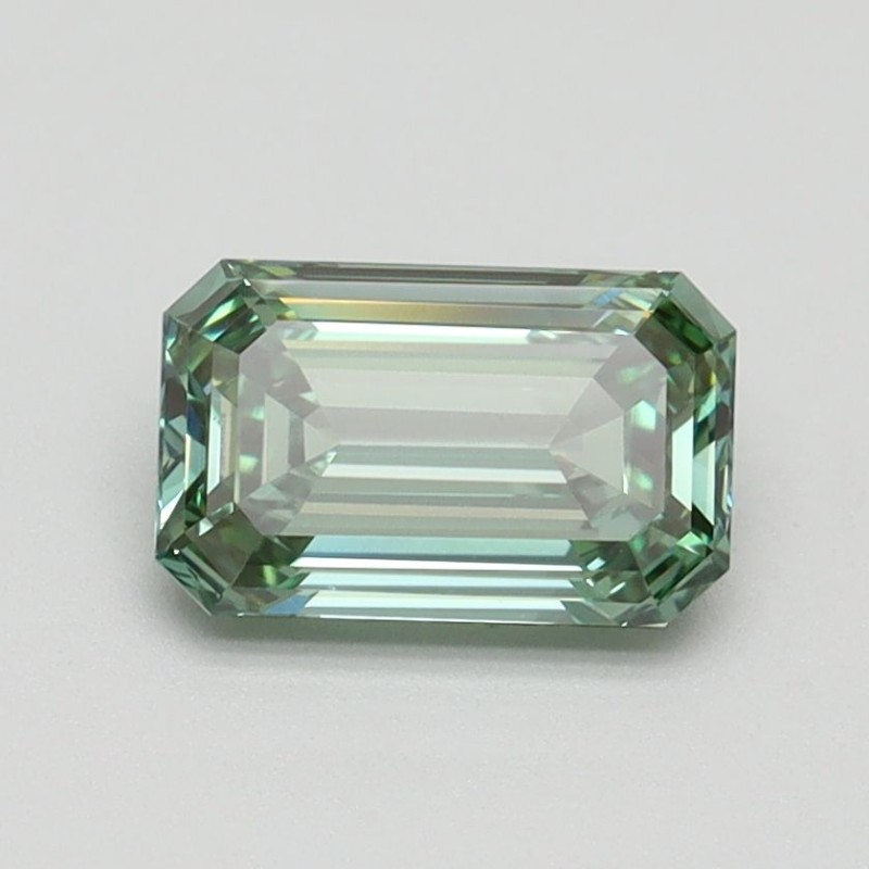 Diament laboratoryjny o barwie fantazyjnej szlif szmaragdowy, 1ct, VVS2, Fancy Intense Green, IGI LG615345829 Diament laboratoryjny o barwie fantazyjnej szlif szmaragdowy, 1ct, VVS2, Fancy Intense Green, IGI LG615345829