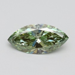 Diament laboratoryjny o barwie fantazyjnej markiza, 1ct, VVS2, Fancy Vivid Green, IGI LG614338745