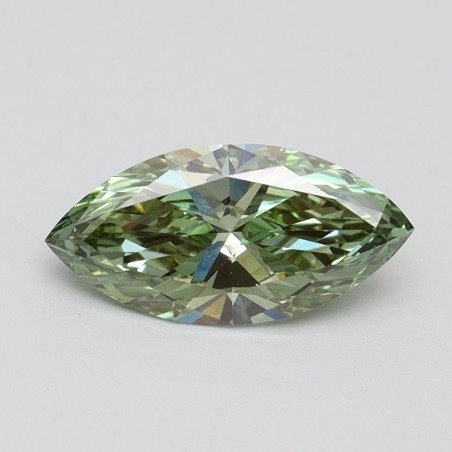 Diament laboratoryjny o barwie fantazyjnej markiza, 1ct, VVS2, Fancy Vivid Green, IGI LG614338745