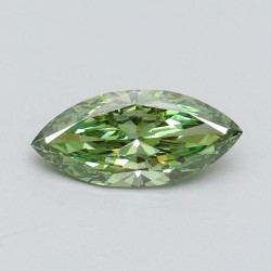Diament laboratoryjny o barwie fantazyjnej markiza, 1ct, VVS2, Fancy Vivid Green, IGI LG611394641