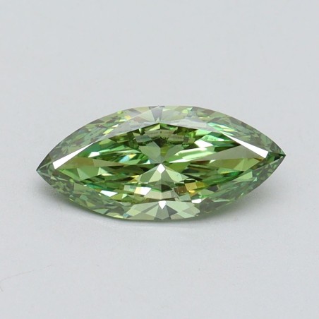 Diament laboratoryjny o barwie fantazyjnej markiza, 1ct, VVS2, Fancy Vivid Green, IGI LG611394641
