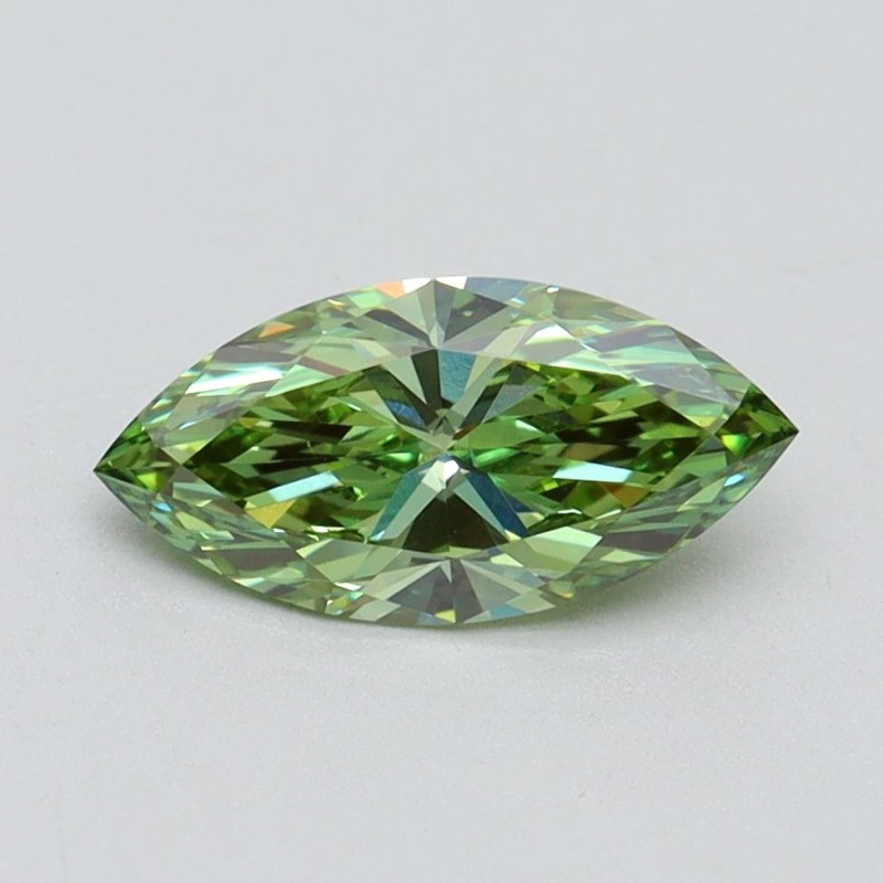 Diament laboratoryjny o barwie fantazyjnej markiza, 1ct, VVS2, Fancy Vivid Green, IGI LG611394612 Diament laboratoryjny o barwie fantazyjnej markiza, 1ct, VVS2, Fancy Vivid Green, IGI LG611394612