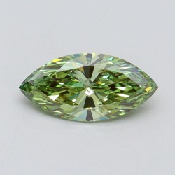 Diament laboratoryjny o barwie fantazyjnej markiza, 1ct, VVS2, Fancy Vivid Green, IGI LG611394651