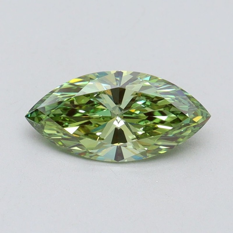 Diament laboratoryjny o barwie fantazyjnej markiza, 1ct, VVS2, Fancy Vivid Green, IGI LG611394651 Diament laboratoryjny o barwie fantazyjnej markiza, 1ct, VVS2, Fancy Vivid Green, IGI LG611394651