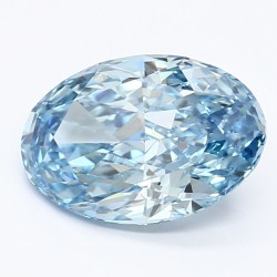 Diament laboratoryjny o barwie fantazyjnej szlif owalny, 1.91ct, VVS2, Fancy Vivid Blue, IGI LG629484079