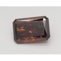 Diament laboratoryjny o barwie fantazyjnej radiant, 2.03ct, VVS2, Fancy Vivid Brownish Orange, IGI LG566313530