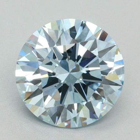 Diament laboratoryjny o barwie fantazyjnej szlif okrągły, 2.63ct, VVS2, Fancy Intense Blue, IGI LG636416980