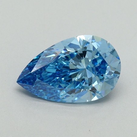 Diament laboratoryjny o barwie fantazyjnej szlif gruszkowy, 1ct, VVS2, Fancy Vivid Blue, IGI LG643444424