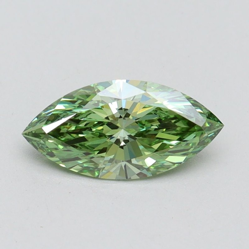 Diament laboratoryjny o barwie fantazyjnej markiza, 0.83ct, VVS2, Fancy Vivid Green, IGI LG610345021 Diament laboratoryjny o barwie fantazyjnej markiza, 0.83ct, VVS2, Fancy Vivid Green, IGI LG610345021