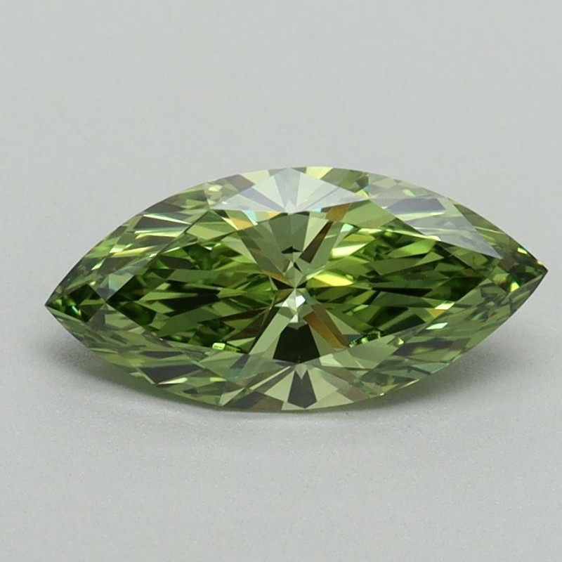 Diament laboratoryjny o barwie fantazyjnej markiza, 1ct, VVS2, Fancy Vivid Green, IGI LG650486340 Diament laboratoryjny o barwie fantazyjnej markiza, 1ct, VVS2, Fancy Vivid Green, IGI LG650486340