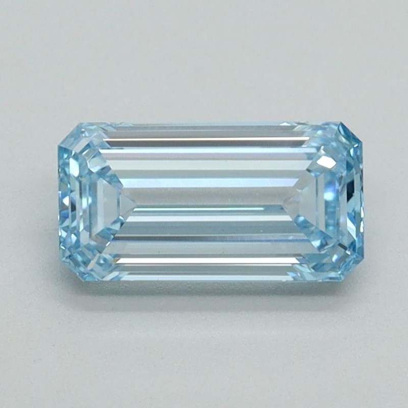 Diament laboratoryjny o barwie fantazyjnej szlif szmaragdowy, 1ct, VVS2, Fancy Intense Blue, IGI LG614338760 Diament laboratoryjny o barwie fantazyjnej szlif szmaragdowy, 1ct, VVS2, Fancy Intense Blue, IGI LG614338760