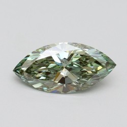 Diament laboratoryjny o barwie fantazyjnej markiza, 1ct, VVS2, Fancy Vivid Green, IGI LG614338734