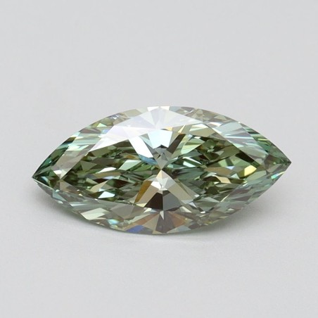 Diament laboratoryjny o barwie fantazyjnej markiza, 1ct, VVS2, Fancy Vivid Green, IGI LG614338734