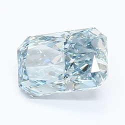 Diament laboratoryjny o barwie fantazyjnej radiant, 1.16ct, VVS2, Fancy Intense Blue, IGI LG639411197