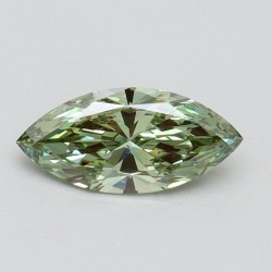 Diament laboratoryjny o barwie fantazyjnej markiza, 1ct, VVS2, Fancy Vivid Green, IGI LG610349682