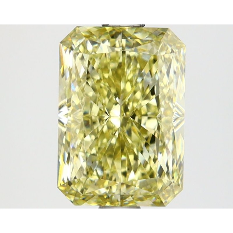 Diament laboratoryjny o barwie fantazyjnej radiant, 2.6ct, VVS1, Fancy Yellow, IGI LG655421886