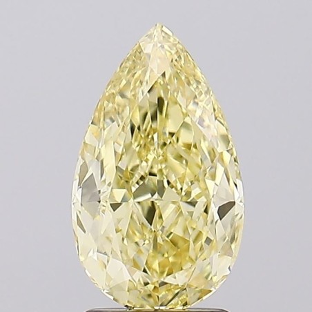 Diament laboratoryjny o barwie fantazyjnej szlif gruszkowy, 2.3ct, VVS2, Fancy Yellow, IGI LG737501454