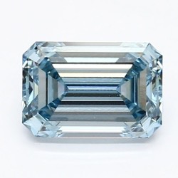 Diament laboratoryjny o barwie fantazyjnej szlif szmaragdowy, 1.09ct, VVS2, Fancy Intense Blue, IGI LG623481953