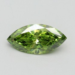 Diament laboratoryjny o barwie fantazyjnej markiza, 1ct, VVS2, Fancy Vivid Green, IGI LG610346013