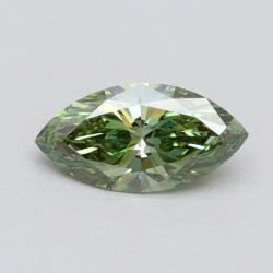 Diament laboratoryjny o barwie fantazyjnej markiza, 1ct, VVS2, Fancy Vivid Green, IGI LG611366540