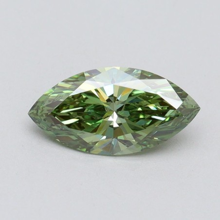 Diament laboratoryjny o barwie fantazyjnej markiza, 1ct, VVS2, Fancy Vivid Green, IGI LG611366540