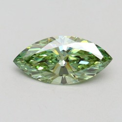 Diament laboratoryjny o barwie fantazyjnej markiza, 1ct, VVS2, Fancy Vivid Green, IGI LG611389005