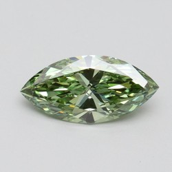 Diament laboratoryjny o barwie fantazyjnej markiza, 1ct, VVS2, Fancy Vivid Green, IGI LG614338720