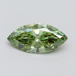 Diament laboratoryjny o barwie fantazyjnej markiza, 1ct, VVS2, Fancy Vivid Green, IGI LG611394678