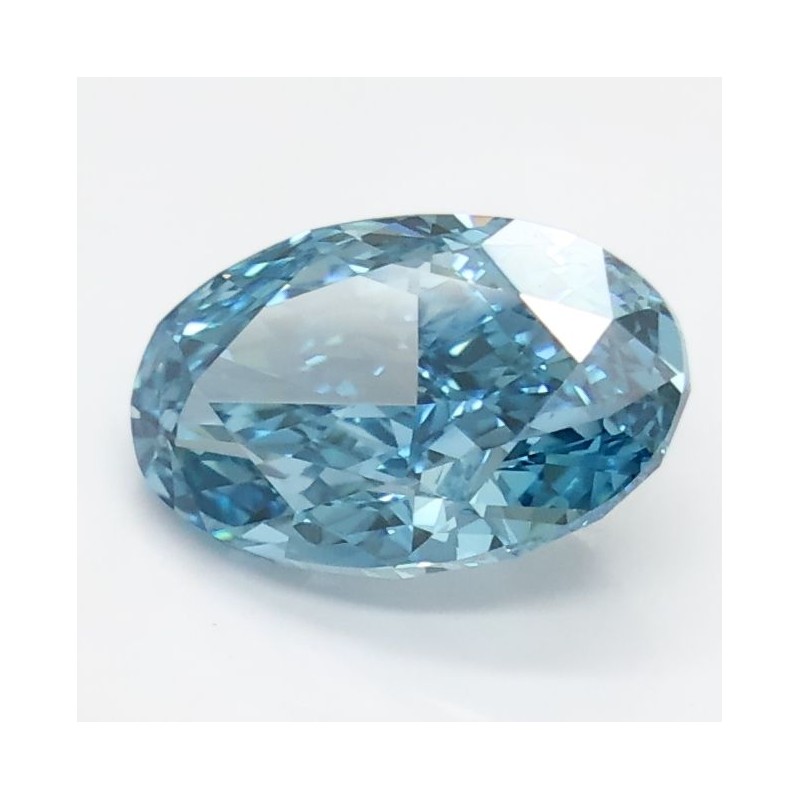 Diament laboratoryjny o barwie fantazyjnej szlif owalny, 1.81ct, VVS2, Fancy Vivid Blue, IGI LG698547735