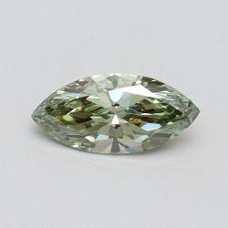 Diament laboratoryjny o barwie fantazyjnej markiza, 0.74ct, VVS2, Fancy Intense Green, IGI LG610348712