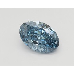 Diament laboratoryjny o barwie fantazyjnej szlif owalny, 1.44ct, VVS2, Fancy Vivid Blue, IGI LG569311625
