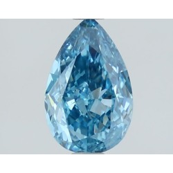 Diament laboratoryjny o barwie fantazyjnej szlif gruszkowy, 1.21ct, VVS2, Fancy Vivid Blue, IGI LG710523126