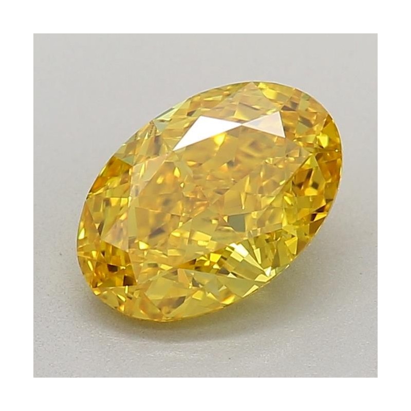 Diament laboratoryjny o barwie fantazyjnej szlif owalny, 1.3ct, VVS2, Fancy Vivid Yellow, IGI LG630437271 Diament laboratoryjny o barwie fantazyjnej szlif owalny, 1.3ct, VVS2, Fancy Vivid Yellow, IGI LG630437271