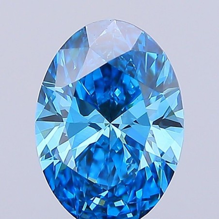 Diament laboratoryjny o barwie fantazyjnej szlif owalny, 1.04ct, VVS2, Fancy Vivid Blue, IGI LG737566129