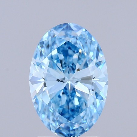 Diament laboratoryjny o barwie fantazyjnej szlif owalny, 1.8ct, VVS2, Fancy Vivid Blue, IGI LG713574820