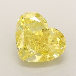 Diament laboratoryjny o barwie fantazyjnej serce, 2.16ct, VVS2, Fancy Vivid Yellow, IGI LG591363930