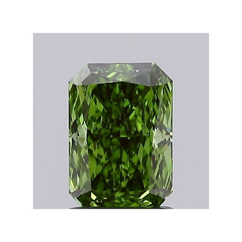 Diament laboratoryjny o barwie fantazyjnej radiant, 1.02ct, VVS2, Fancy Vivid Green, IGI LG719575863 Diament laboratoryjny o barwie fantazyjnej radiant, 1.02ct, VVS2, Fancy Vivid Green, IGI LG719575863