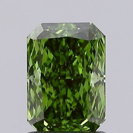 Diament laboratoryjny o barwie fantazyjnej radiant, 1.02ct, VVS2, Fancy Vivid Green, IGI LG719575863