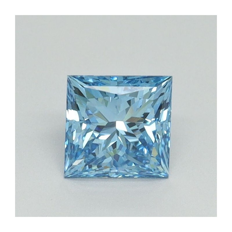 Diament laboratoryjny o barwie fantazyjnej szlif princess, 0.73ct, VVS2, Fancy Vivid Blue, IGI LG537255675 Diament laboratoryjny o barwie fantazyjnej szlif princess, 0.73ct, VVS2, Fancy Vivid Blue, IGI LG537255675