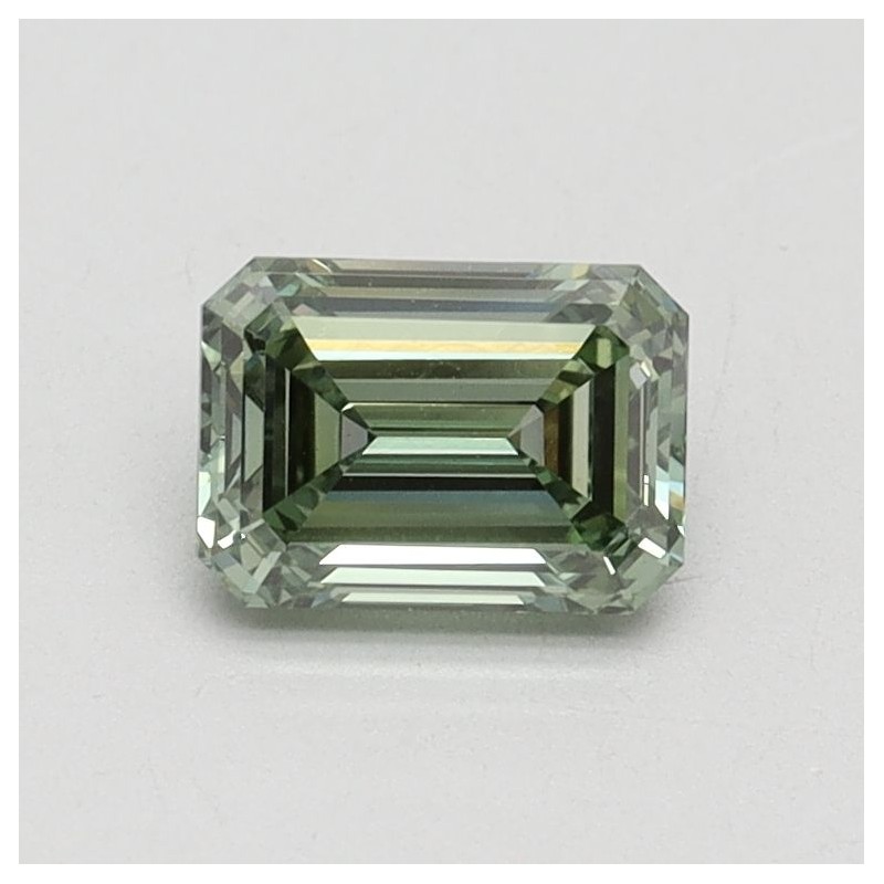 Diament laboratoryjny o barwie fantazyjnej szlif szmaragdowy, 0.72ct, VVS2, Fancy Vivid Green, IGI LG615345675 Diament laboratoryjny o barwie fantazyjnej szlif szmaragdowy, 0.72ct, VVS2, Fancy Vivid Green, IGI LG615345675